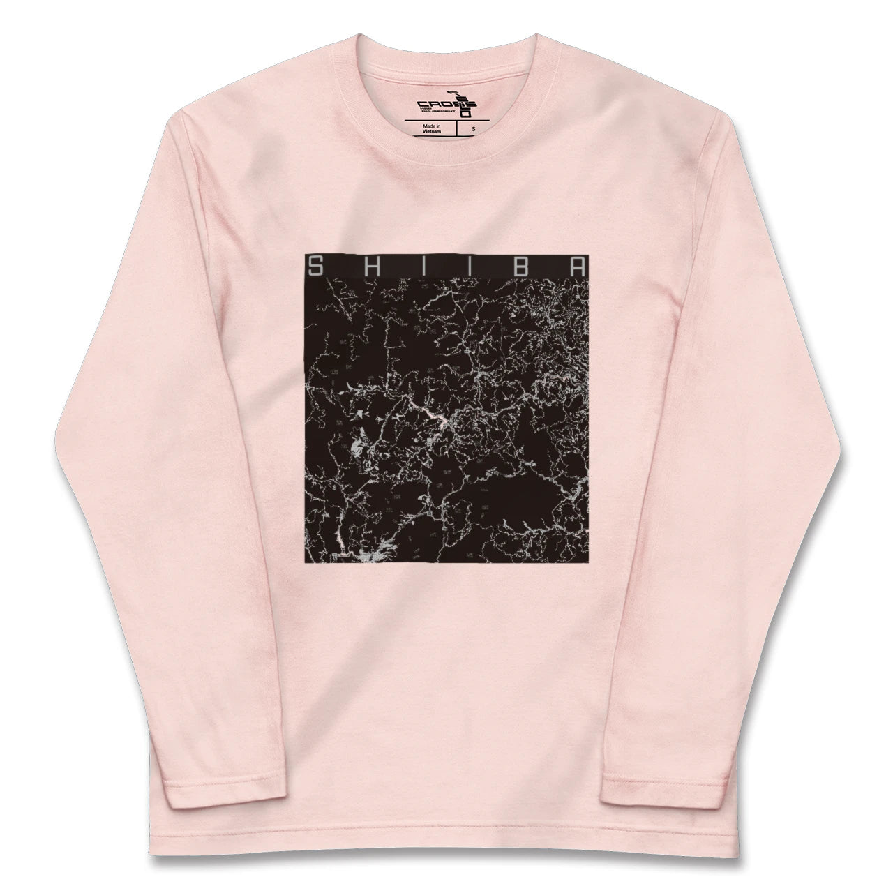 【椎葉(宮崎県)】地図柄ロングスリーブTシャツ