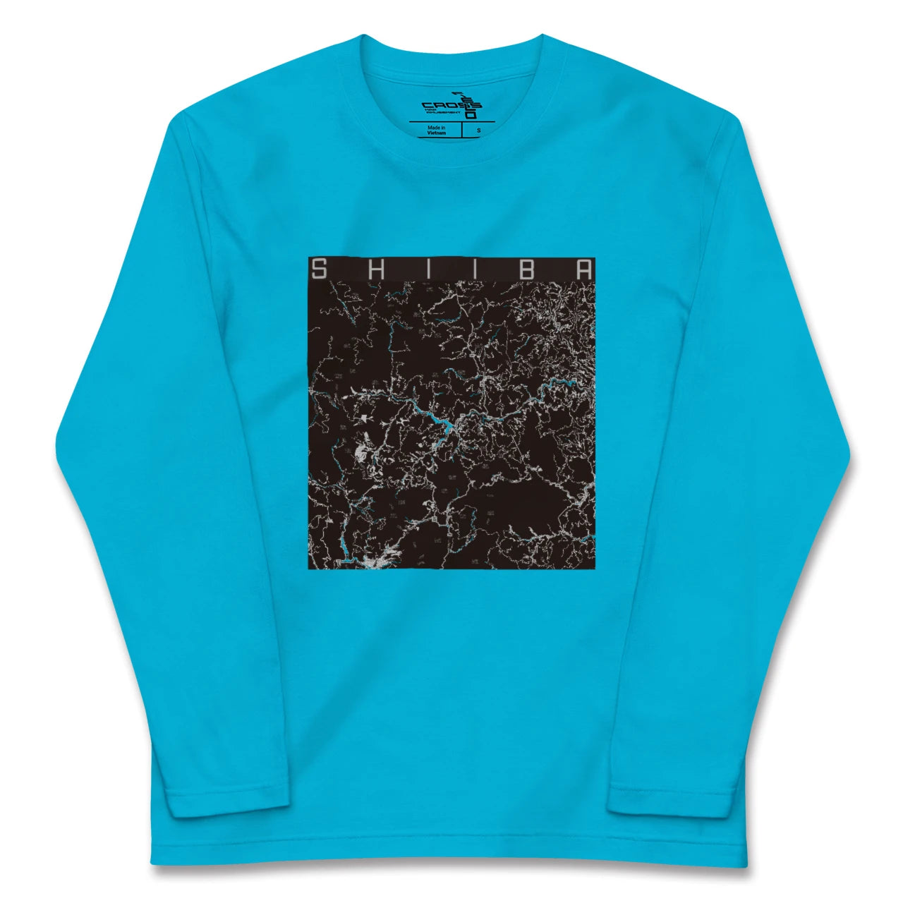 【椎葉(宮崎県)】地図柄ロングスリーブTシャツ