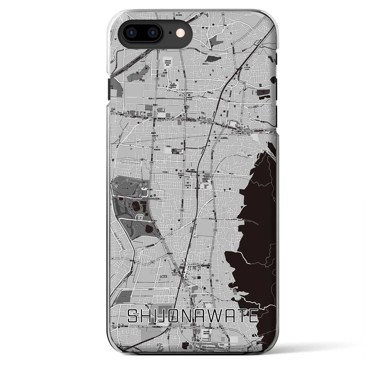 【四条畷(大阪府)】地図柄iPhoneケース(クリアタイプ)