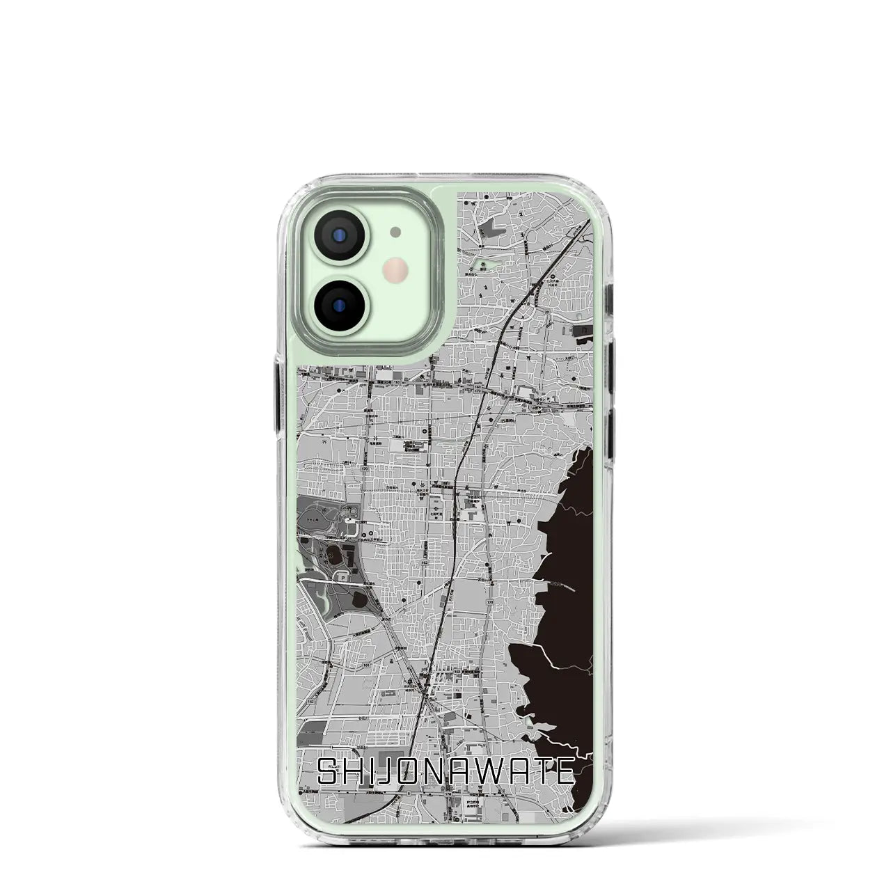 【四条畷(大阪府)】地図柄iPhoneケース(MagSafeタイプ)