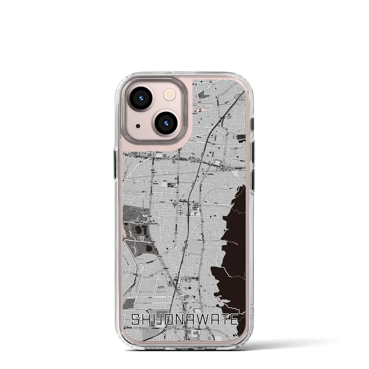 【四条畷(大阪府)】地図柄iPhoneケース(MagSafeタイプ)