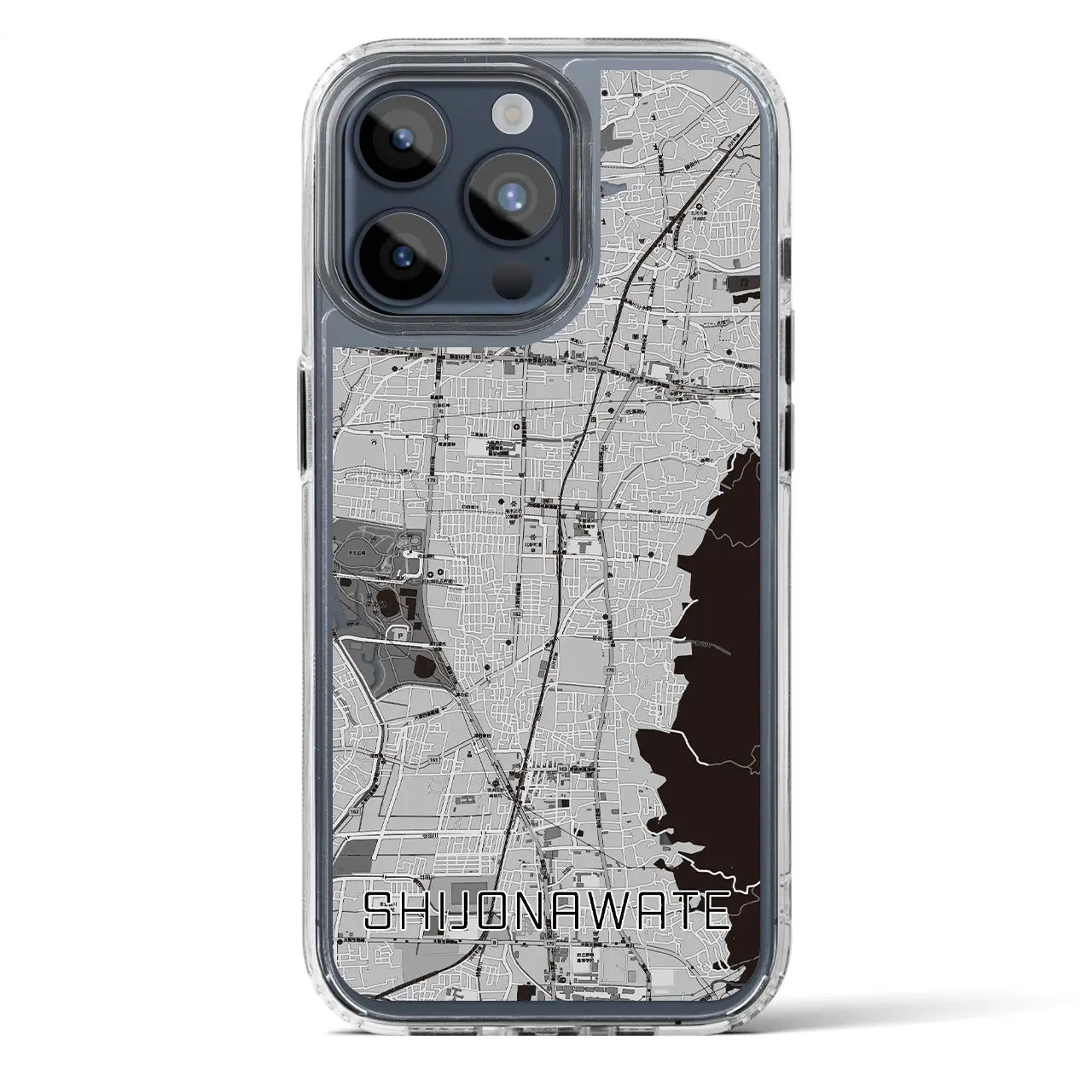 【四条畷(大阪府)】地図柄iPhoneケース(MagSafeタイプ)
