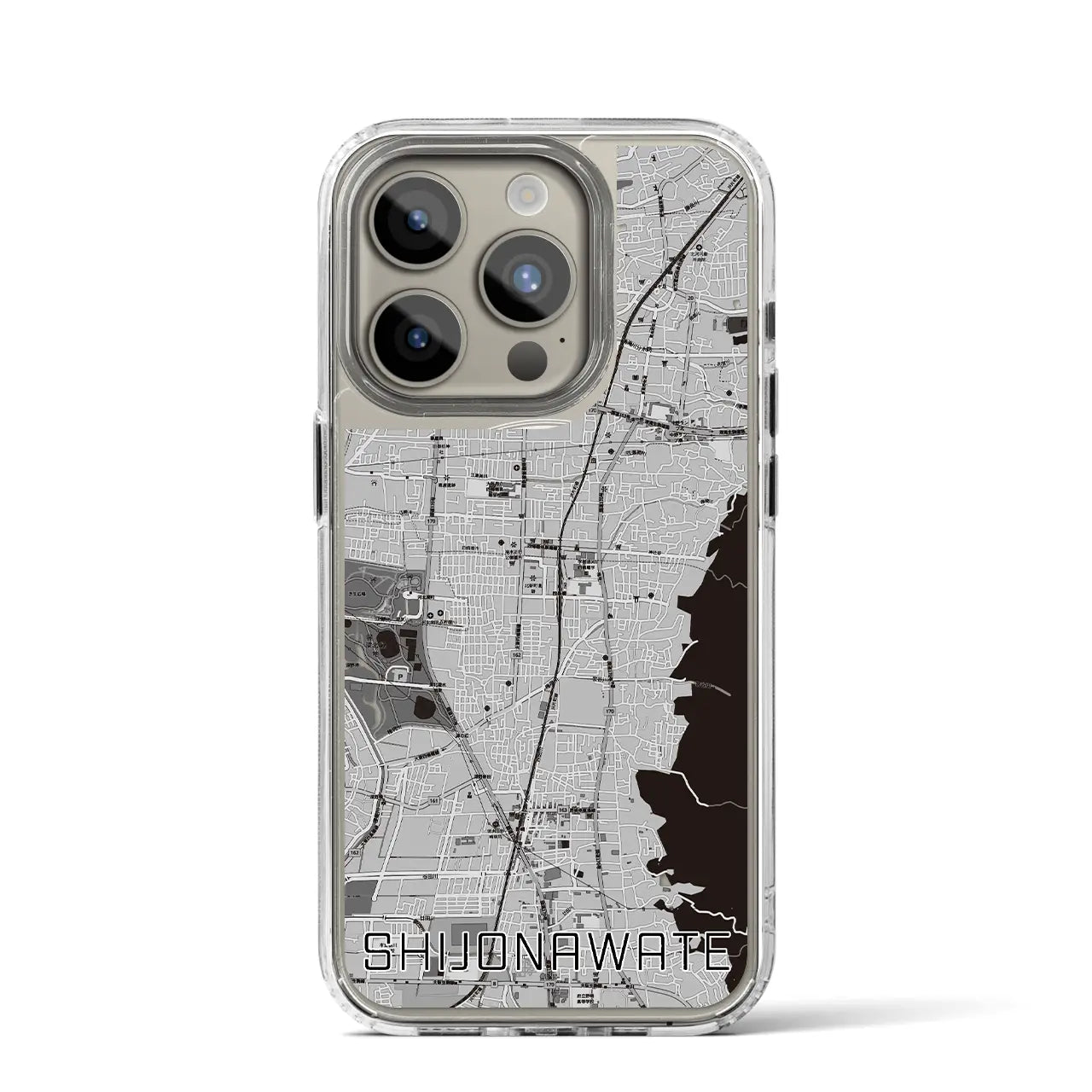 【四条畷(大阪府)】地図柄iPhoneケース(MagSafeタイプ)