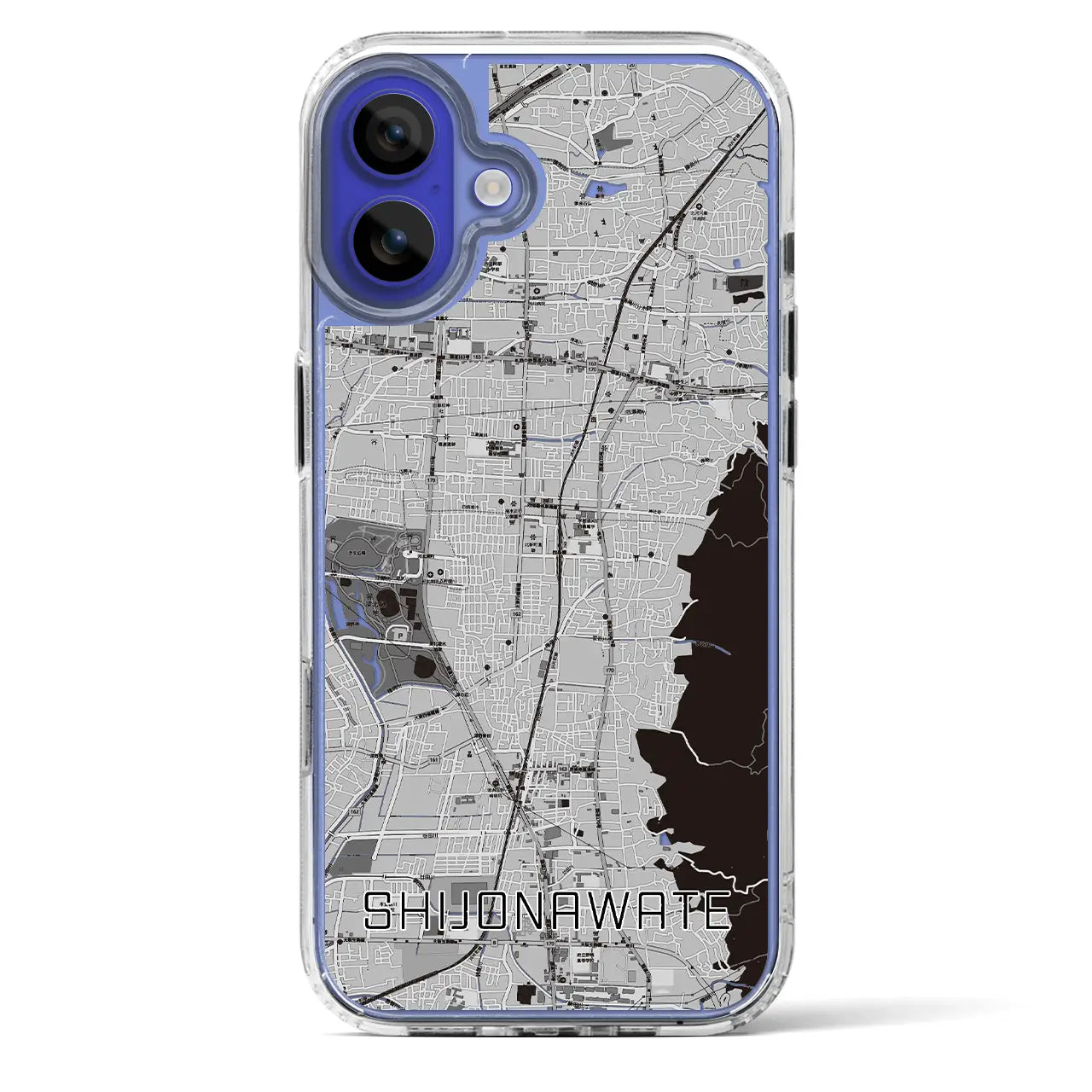 【四条畷(大阪府)】地図柄iPhoneケース(MagSafeタイプ)