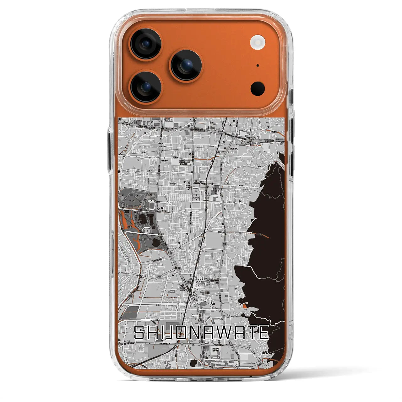 【四条畷(大阪府)】地図柄iPhoneケース(MagSafeタイプ)