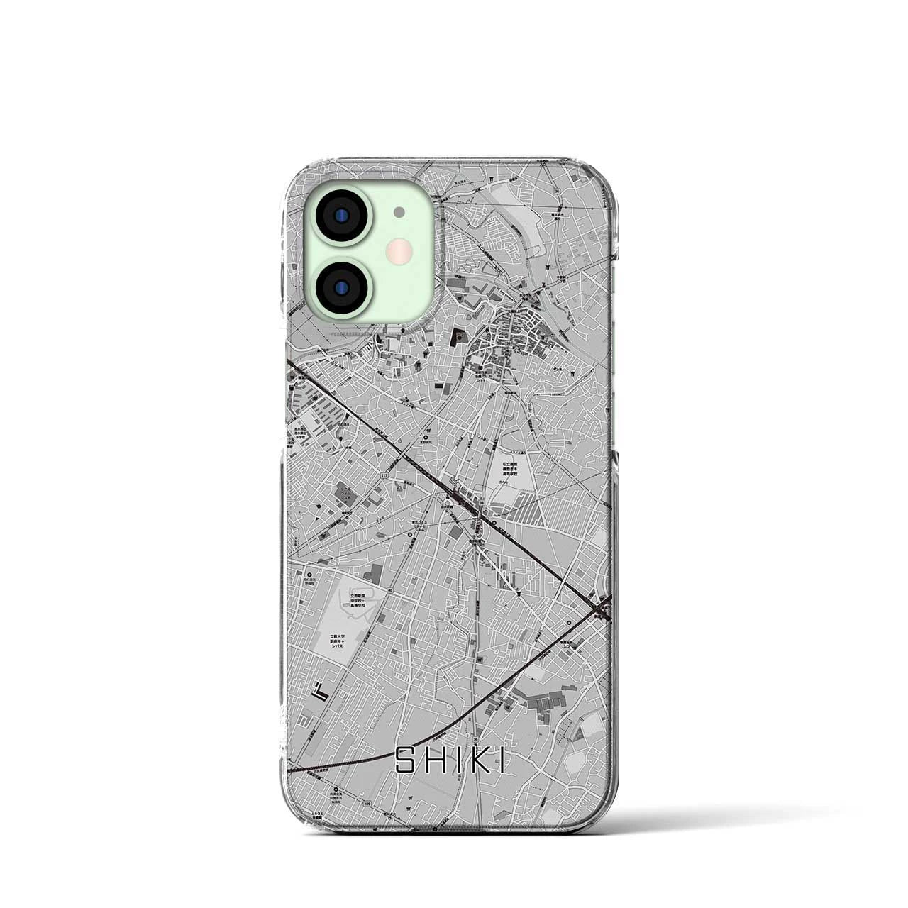 【志木(埼玉県)】地図柄iPhoneケース(クリアタイプ)