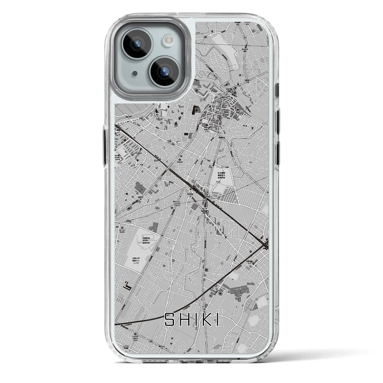 【志木(埼玉県)】地図柄iPhoneケース(MagSafeタイプ)