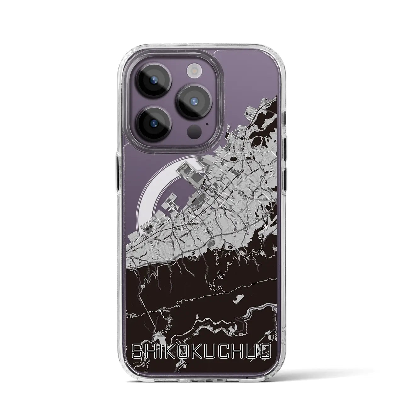 【四国中央(愛媛県)】地図柄iPhoneケース(MagSafeタイプ)