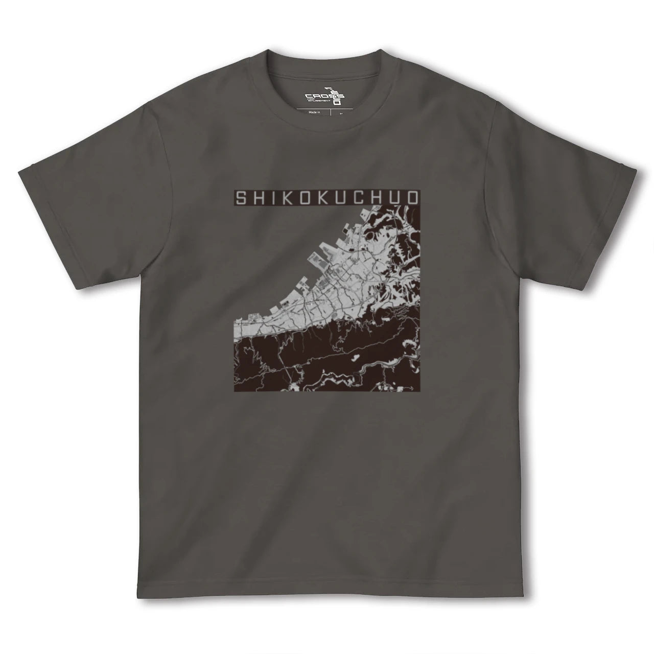 【四国中央(愛媛県)】地図柄ヘビーウェイトTシャツ