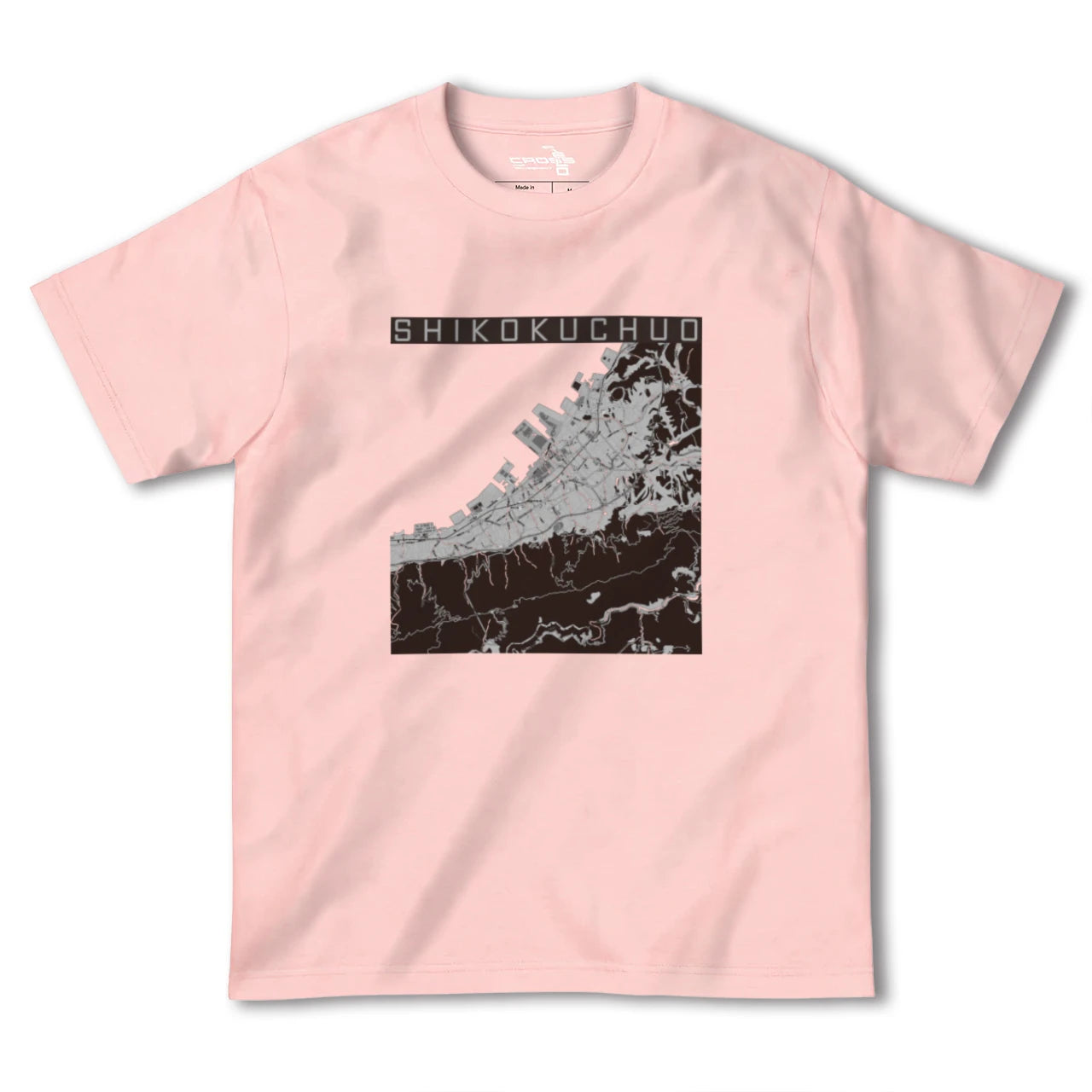 【四国中央(愛媛県)】地図柄ヘビーウェイトTシャツ