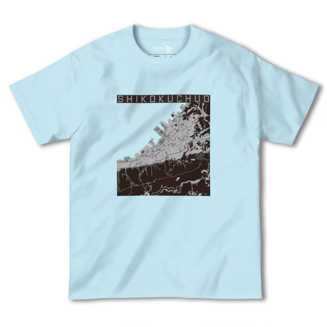 【四国中央(愛媛県)】地図柄ヘビーウェイトTシャツ