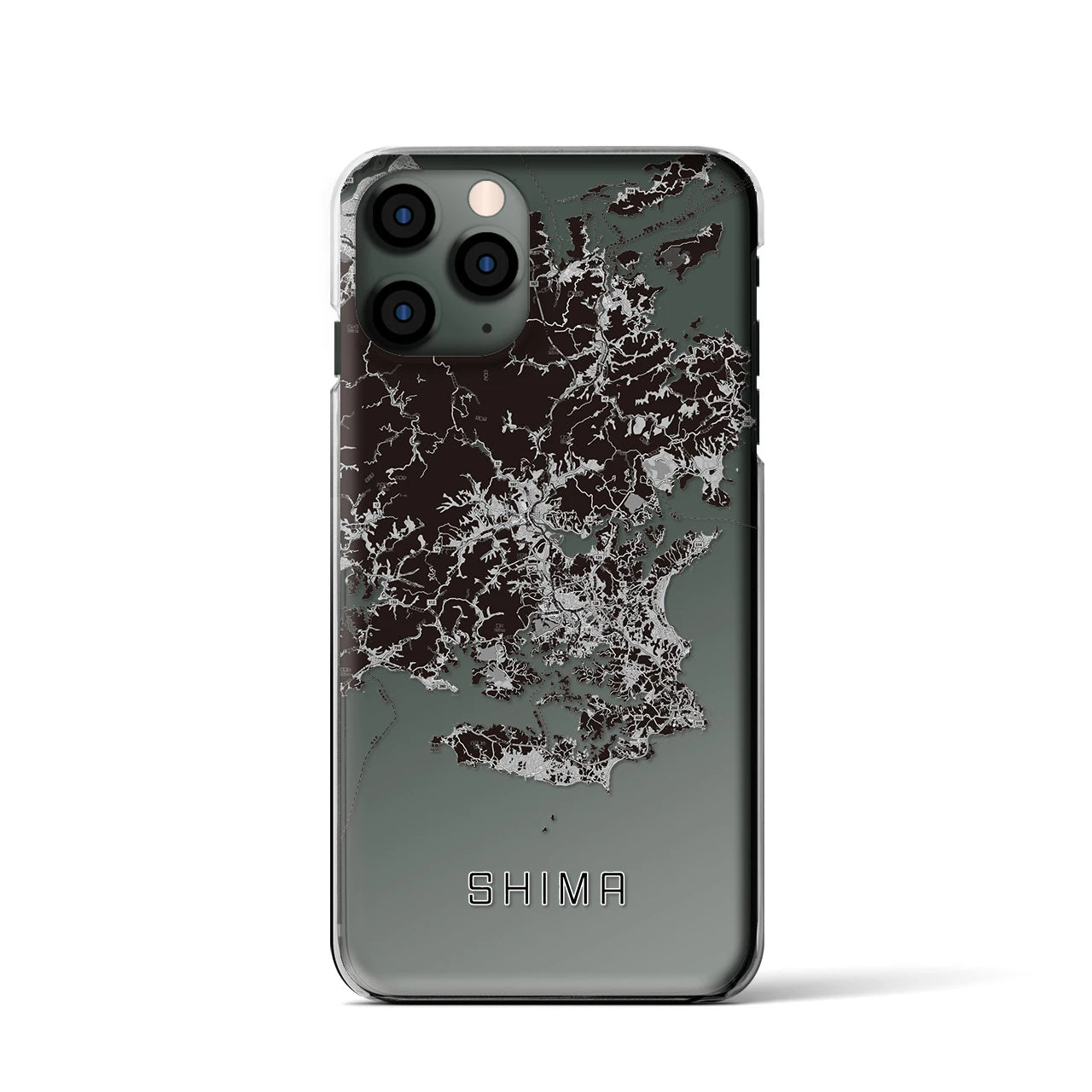 【志摩(三重県)】地図柄iPhoneケース(クリアタイプ)