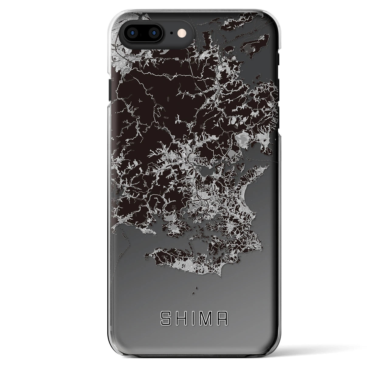 【志摩(三重県)】地図柄iPhoneケース(クリアタイプ)