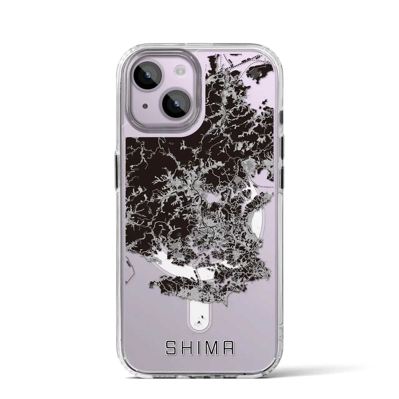 【志摩(三重県)】地図柄iPhoneケース(MagSafeタイプ)