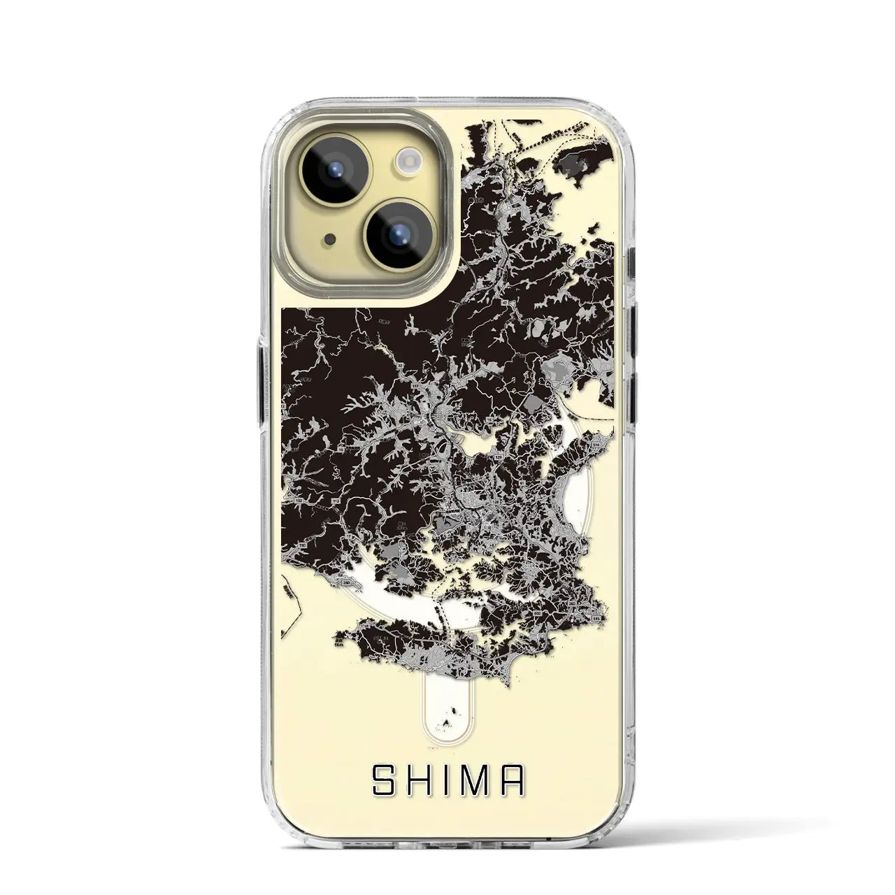 【志摩(三重県)】地図柄iPhoneケース(MagSafeタイプ)