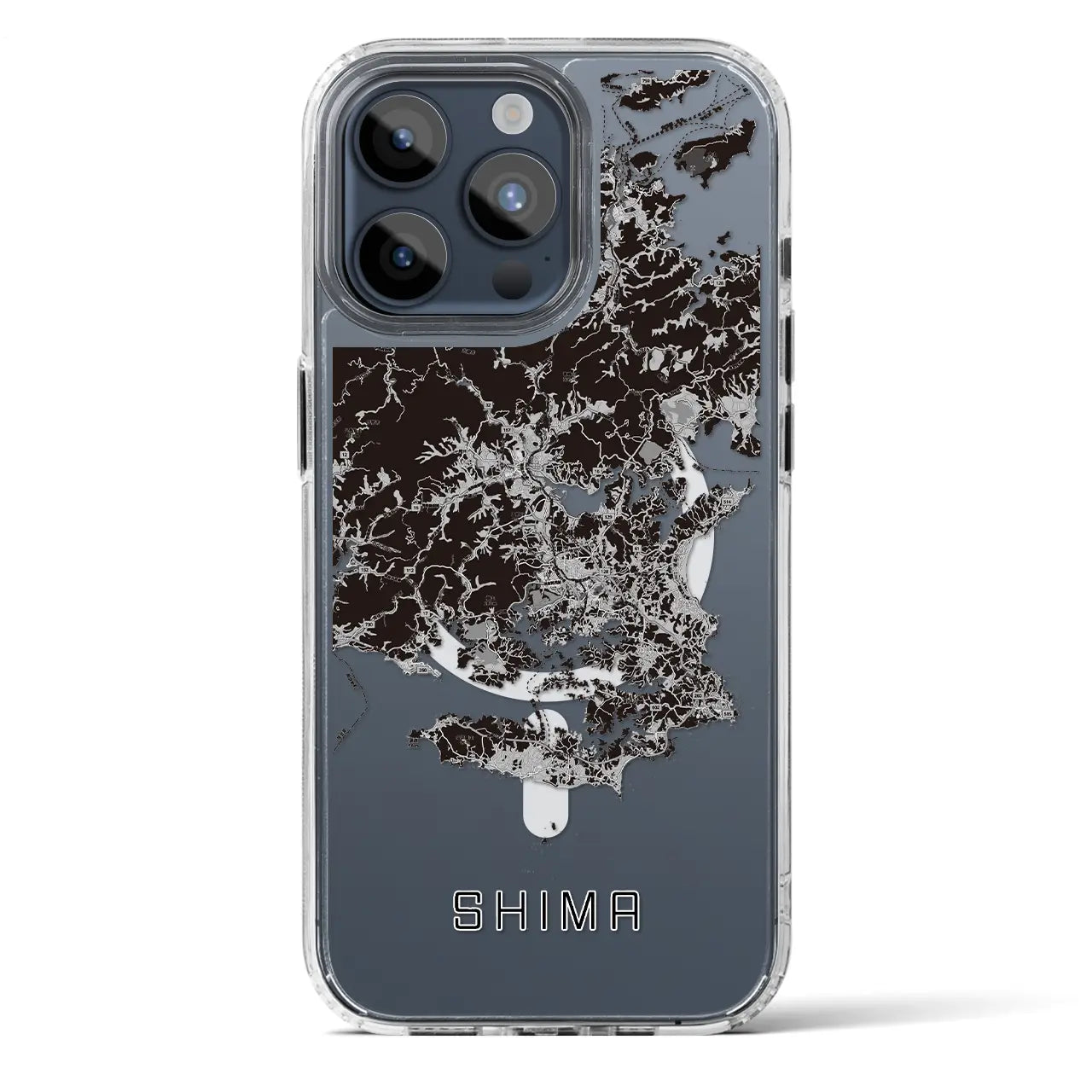 【志摩(三重県)】地図柄iPhoneケース(MagSafeタイプ)