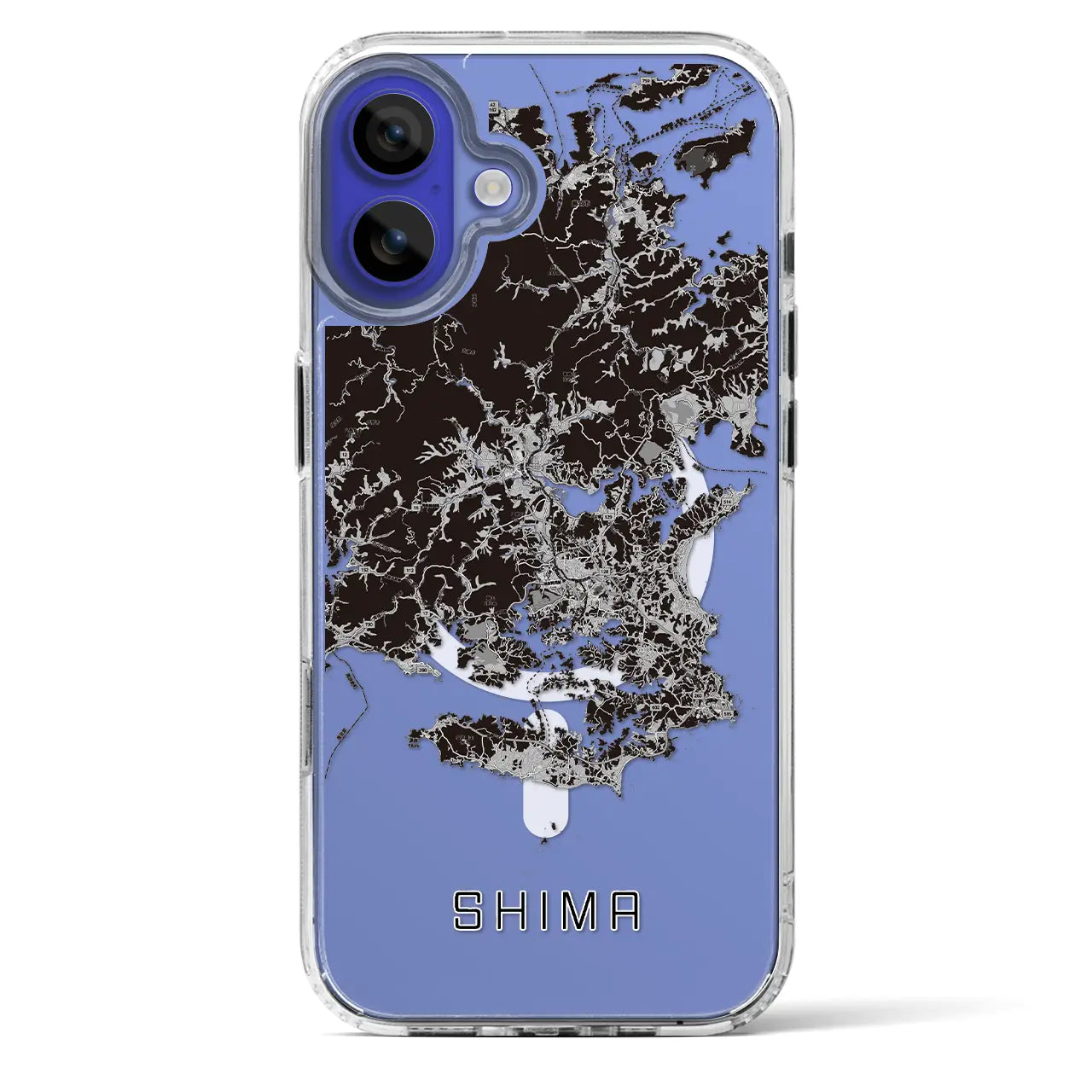 【志摩(三重県)】地図柄iPhoneケース(MagSafeタイプ)