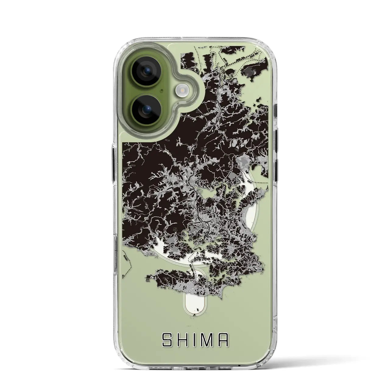 【志摩(三重県)】地図柄iPhoneケース(MagSafeタイプ)