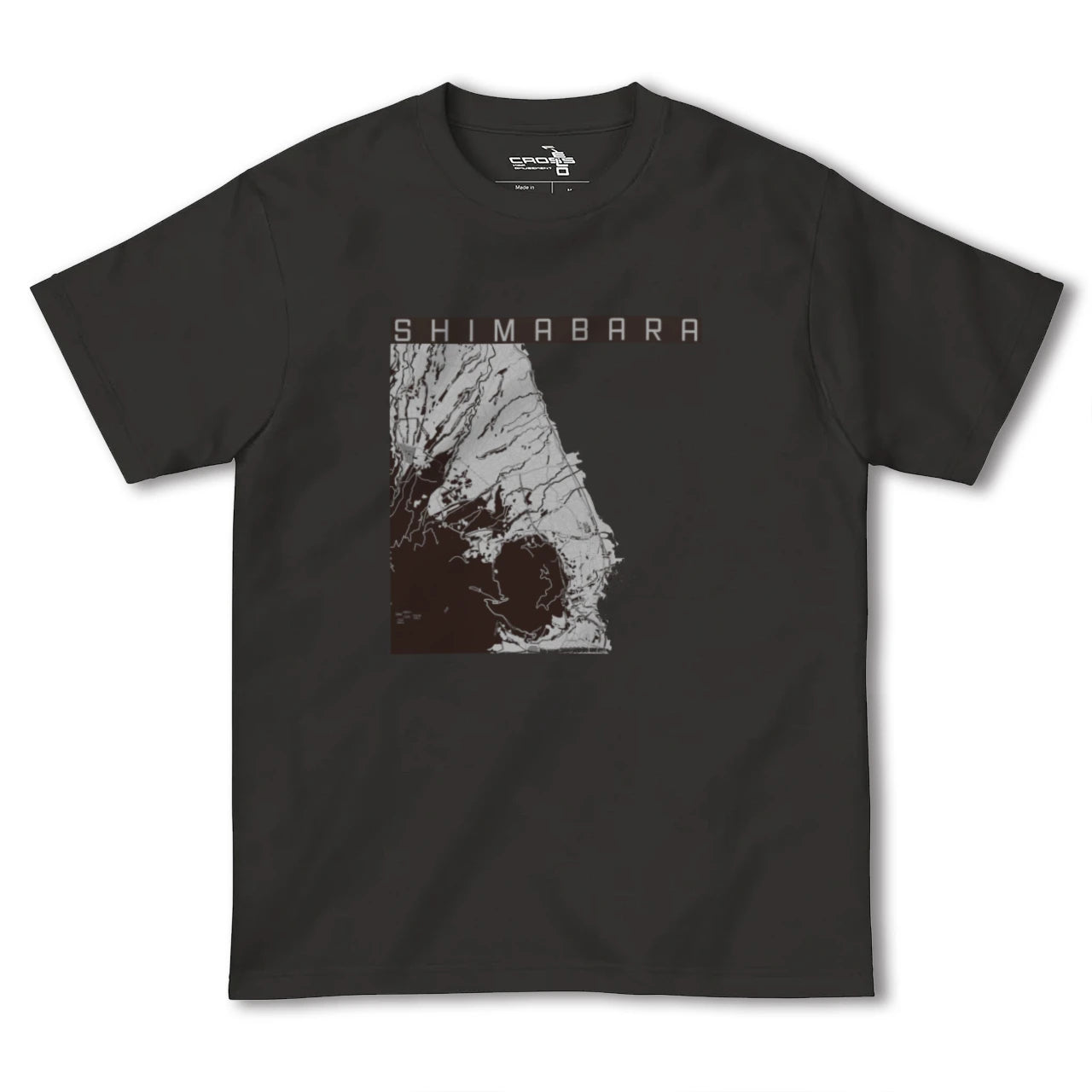 【島原(長崎県)】地図柄ヘビーウェイトTシャツ