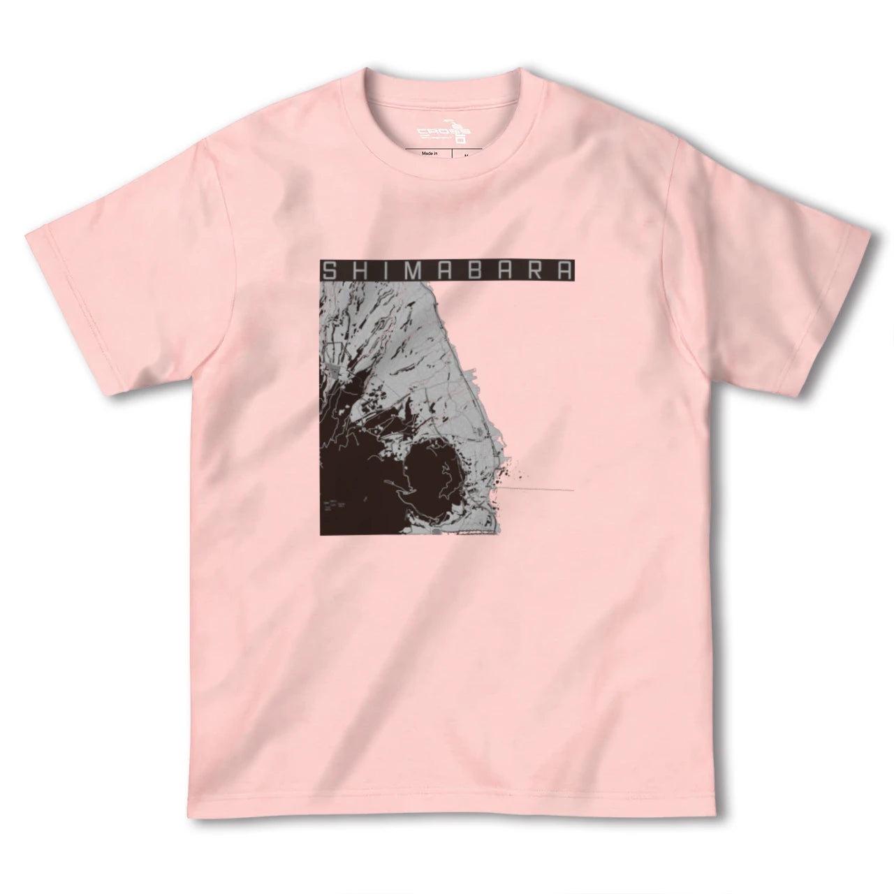 【島原(長崎県)】地図柄ヘビーウェイトTシャツ