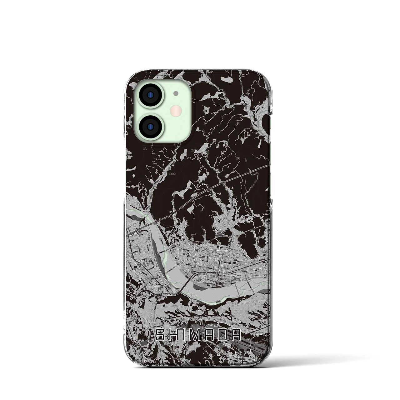 【島田(静岡県)】地図柄iPhoneケース(クリアタイプ)