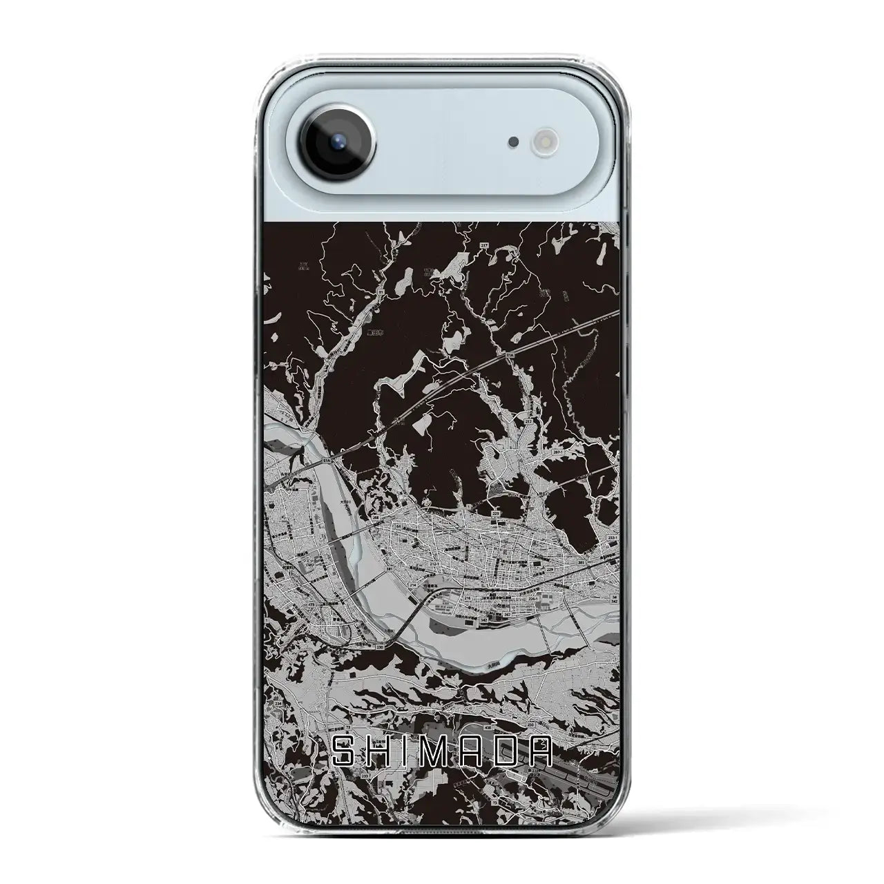 【島田(静岡県)】地図柄iPhoneケース(クリアタイプ)