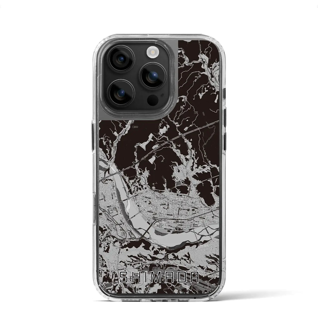 【島田(静岡県)】地図柄iPhoneケース(MagSafeタイプ)