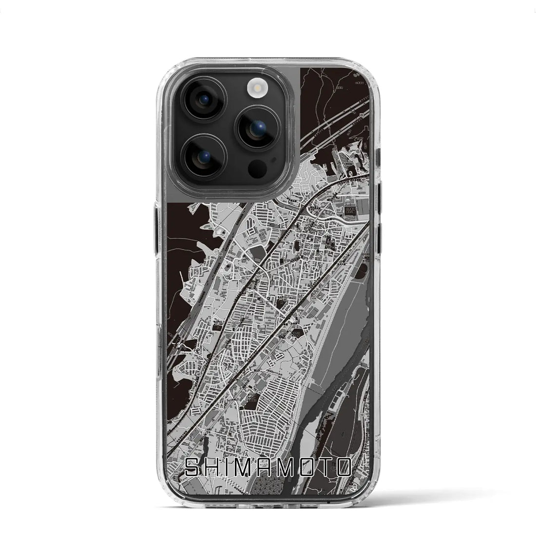 【島本(大阪府)】地図柄iPhoneケース(MagSafeタイプ)