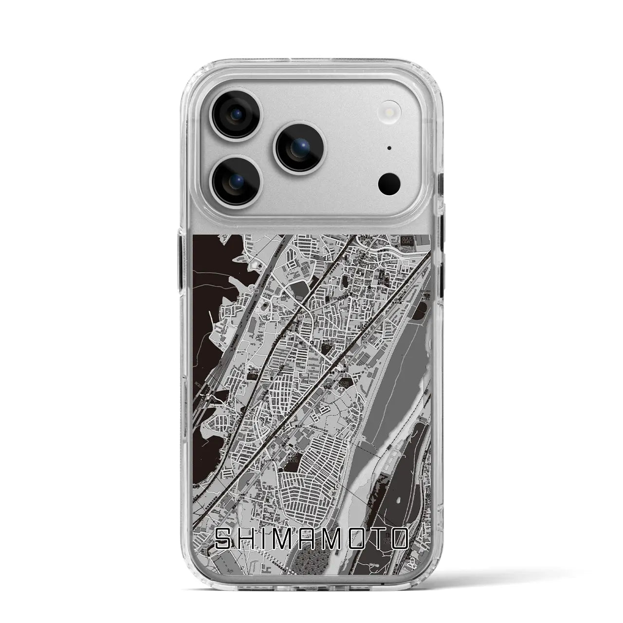 【島本(大阪府)】地図柄iPhoneケース(MagSafeタイプ)