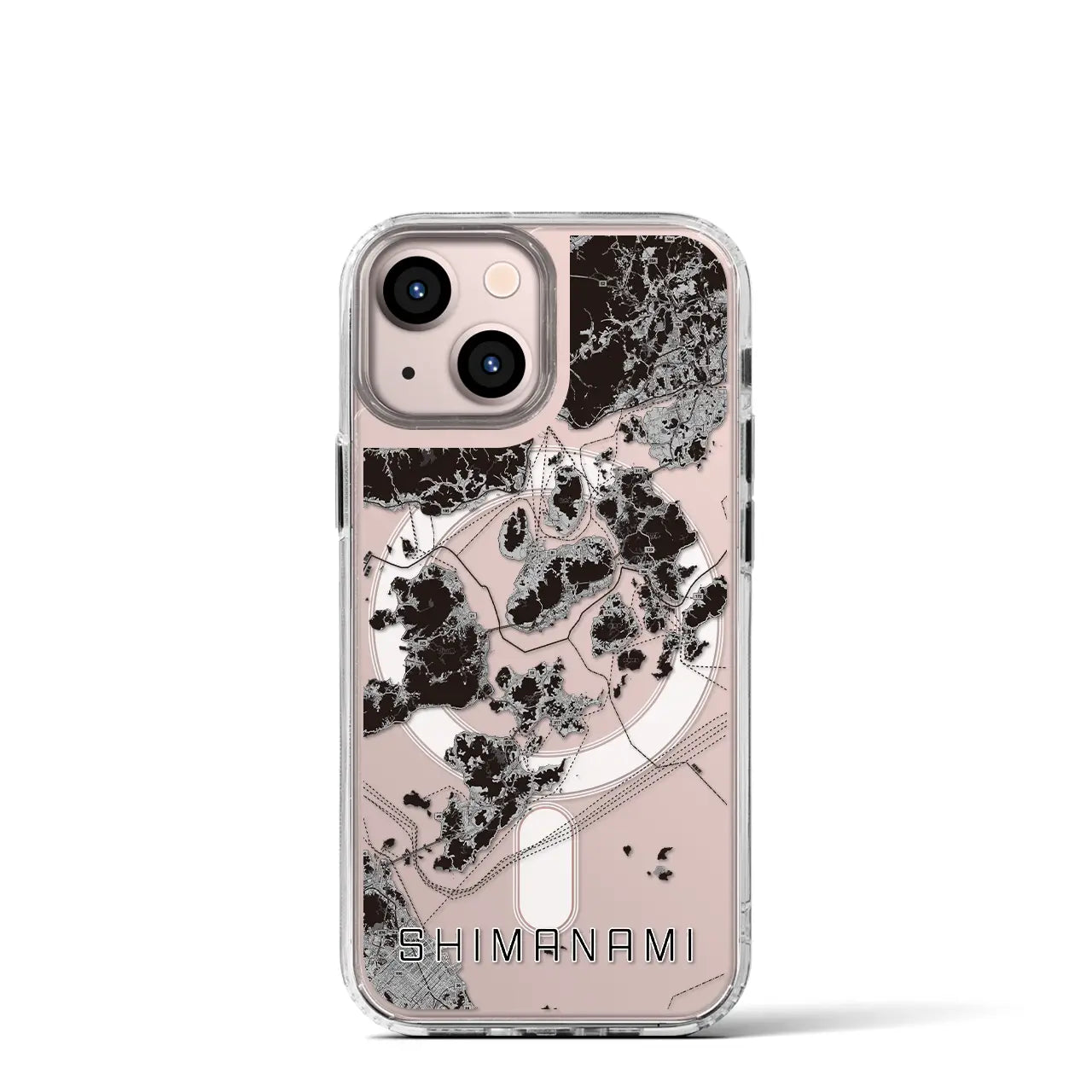 【しまなみ2(広島県)】地図柄iPhoneケース(MagSafeタイプ)