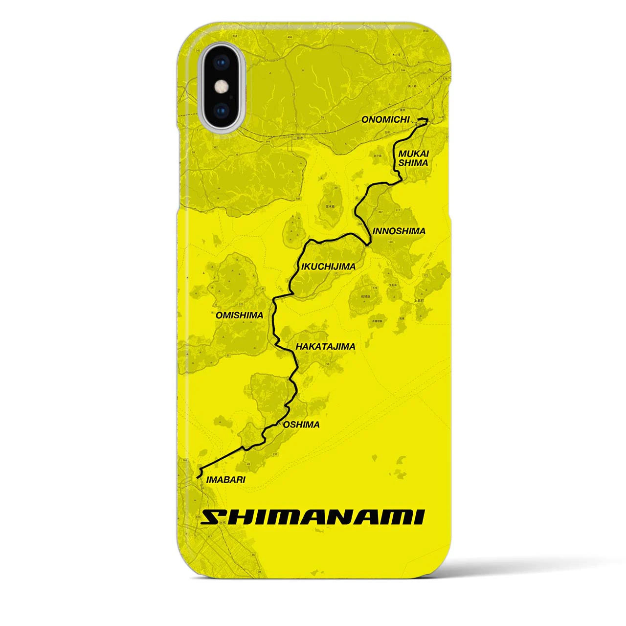 【しまなみ(広島県)】サイクリストiPhoneケース(バックカバータイプ)