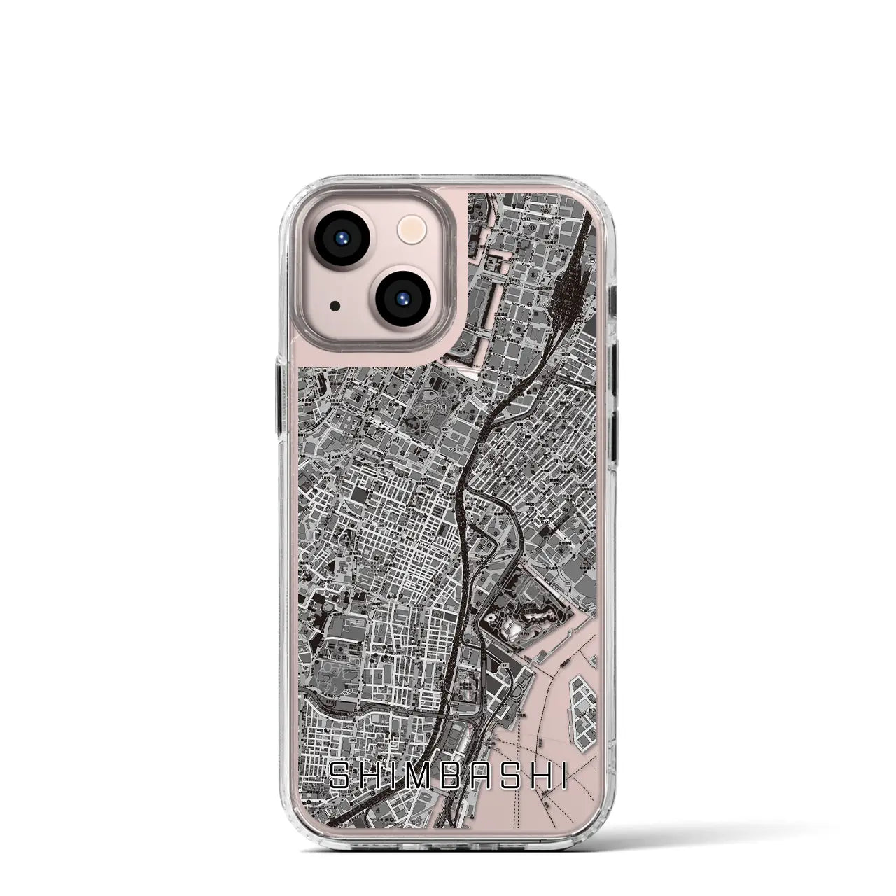 【新橋(東京都)】地図柄iPhoneケース(MagSafeタイプ)