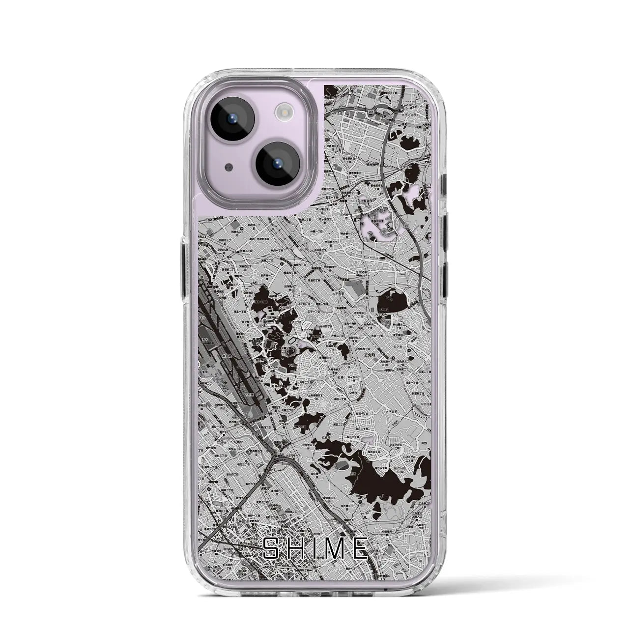 【志免(福岡県)】地図柄iPhoneケース(MagSafeタイプ)