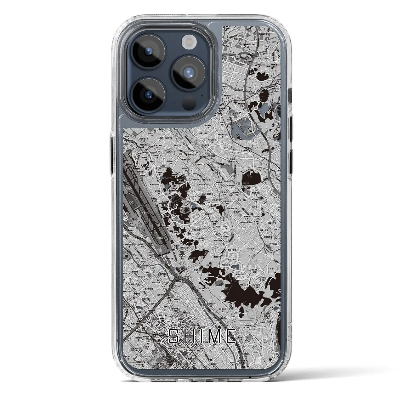 【志免(福岡県)】地図柄iPhoneケース(MagSafeタイプ)