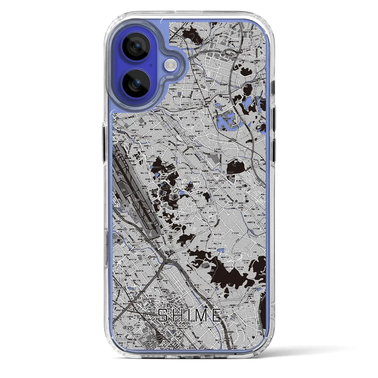【志免(福岡県)】地図柄iPhoneケース(MagSafeタイプ)