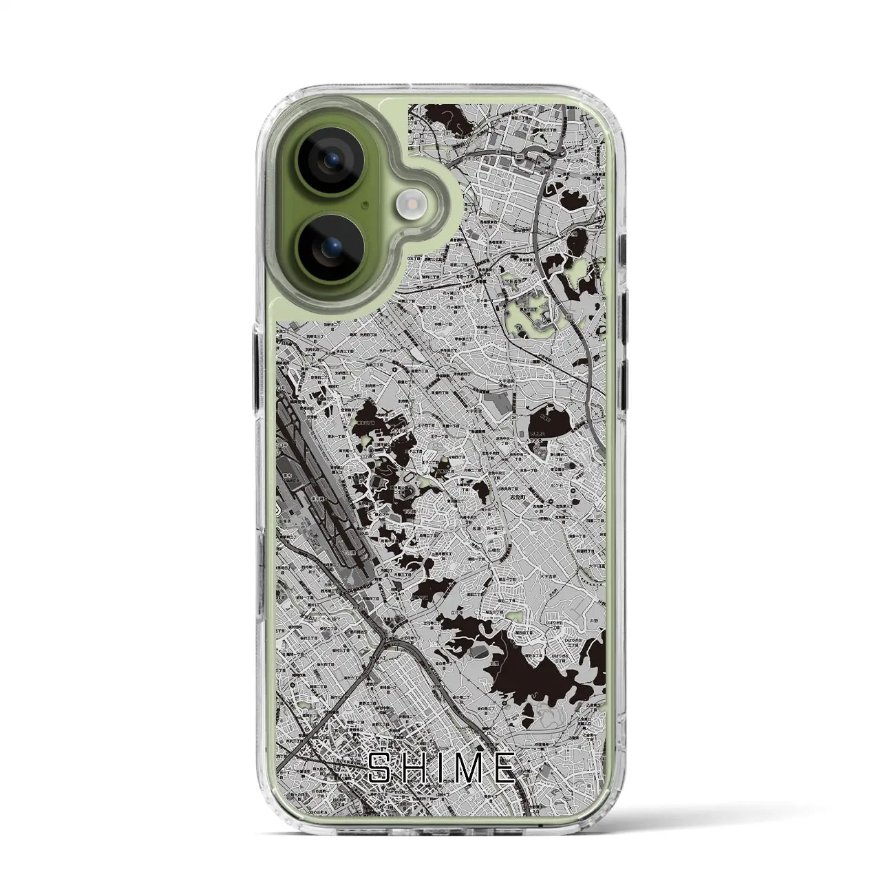 【志免(福岡県)】地図柄iPhoneケース(MagSafeタイプ)