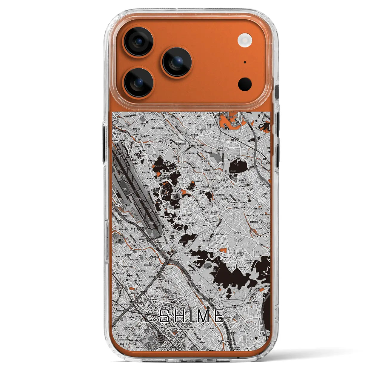 【志免(福岡県)】地図柄iPhoneケース(MagSafeタイプ)