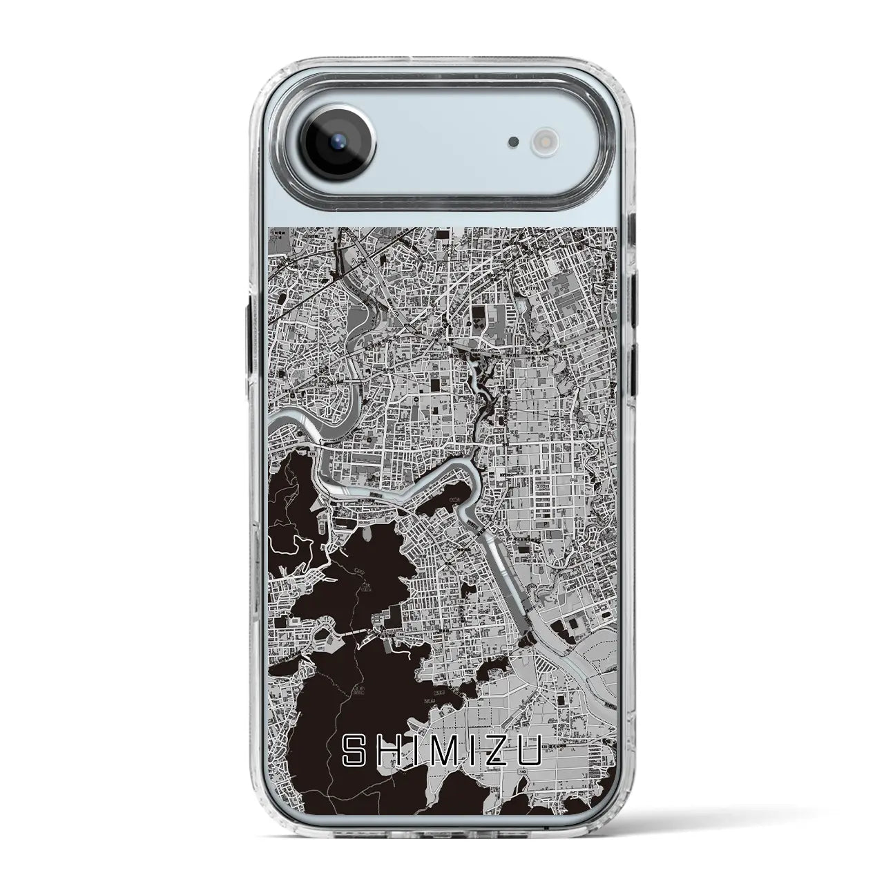 【清水(静岡県清水町)】地図柄iPhoneケース(MagSafeタイプ)