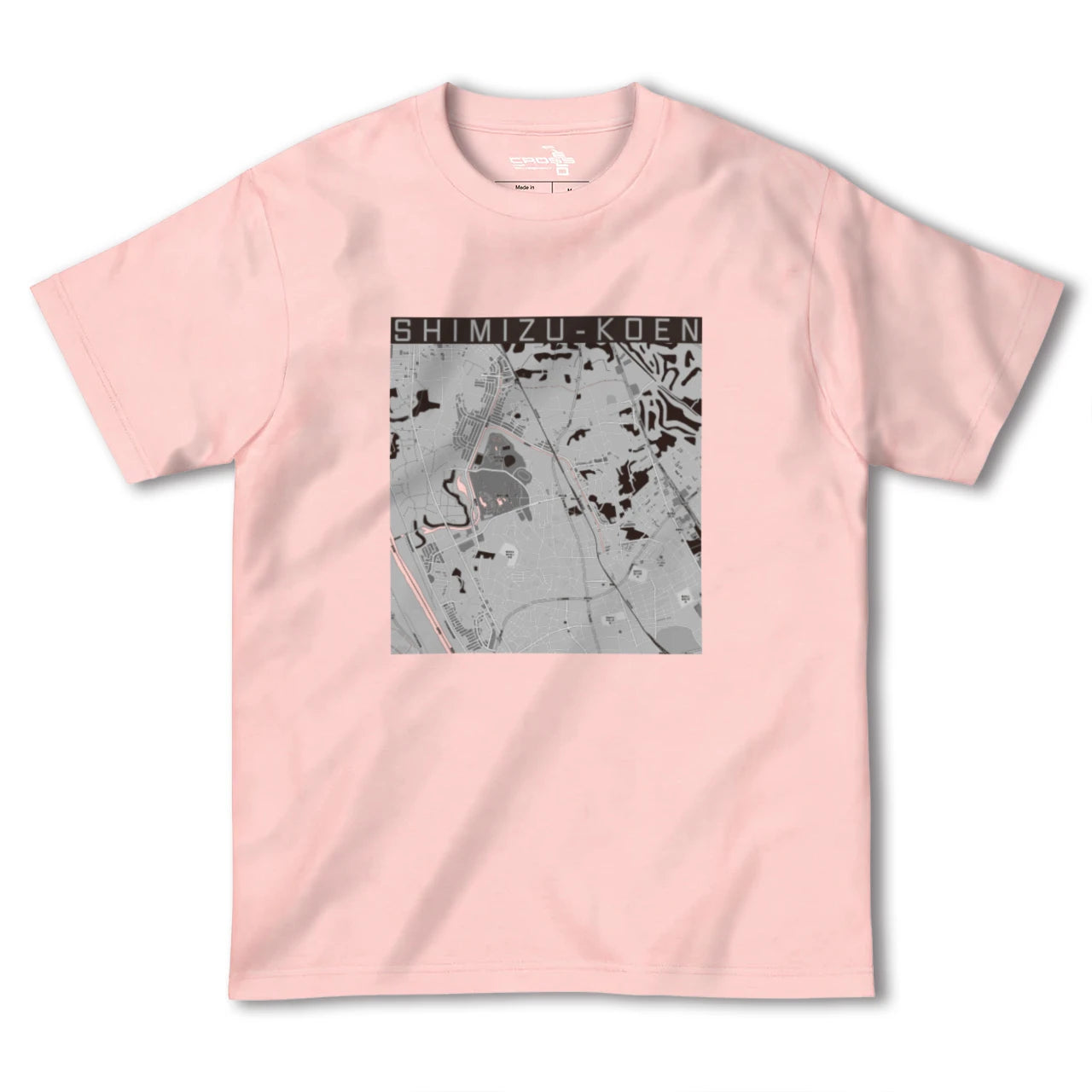 【清水公園(千葉県)】地図柄ヘビーウェイトTシャツ