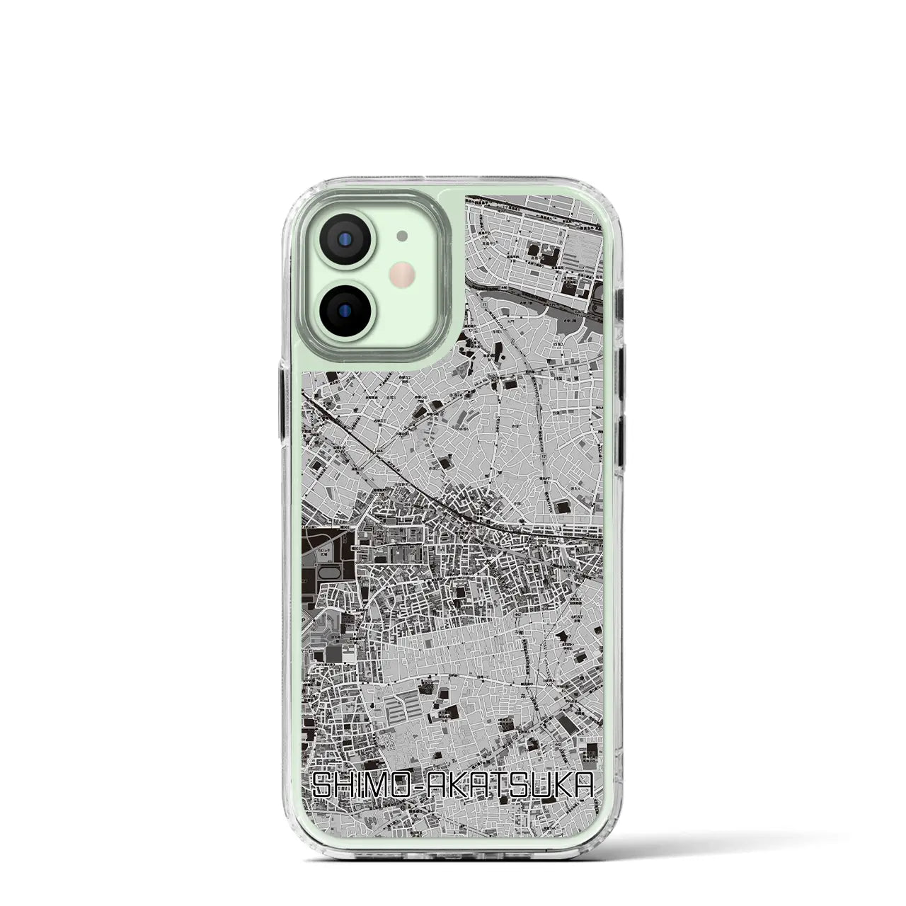 【下赤塚(東京都)】地図柄iPhoneケース(MagSafeタイプ)