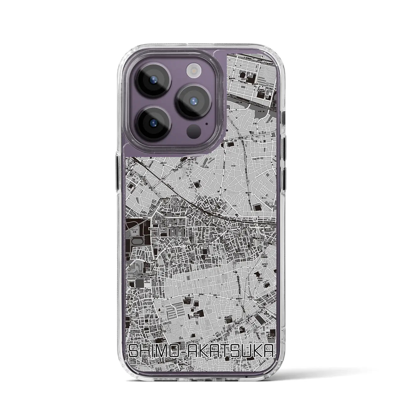 【下赤塚(東京都)】地図柄iPhoneケース(MagSafeタイプ)