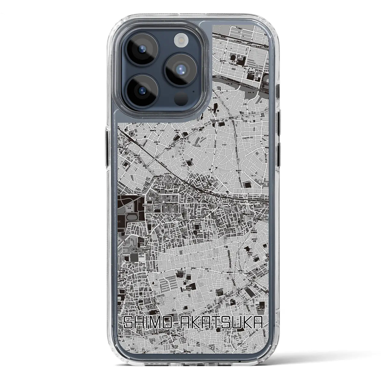 【下赤塚(東京都)】地図柄iPhoneケース(MagSafeタイプ)