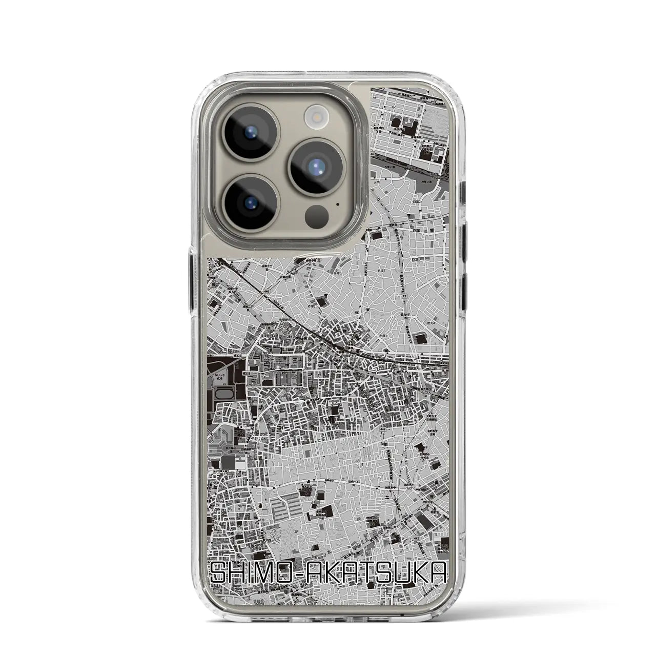 【下赤塚(東京都)】地図柄iPhoneケース(MagSafeタイプ)