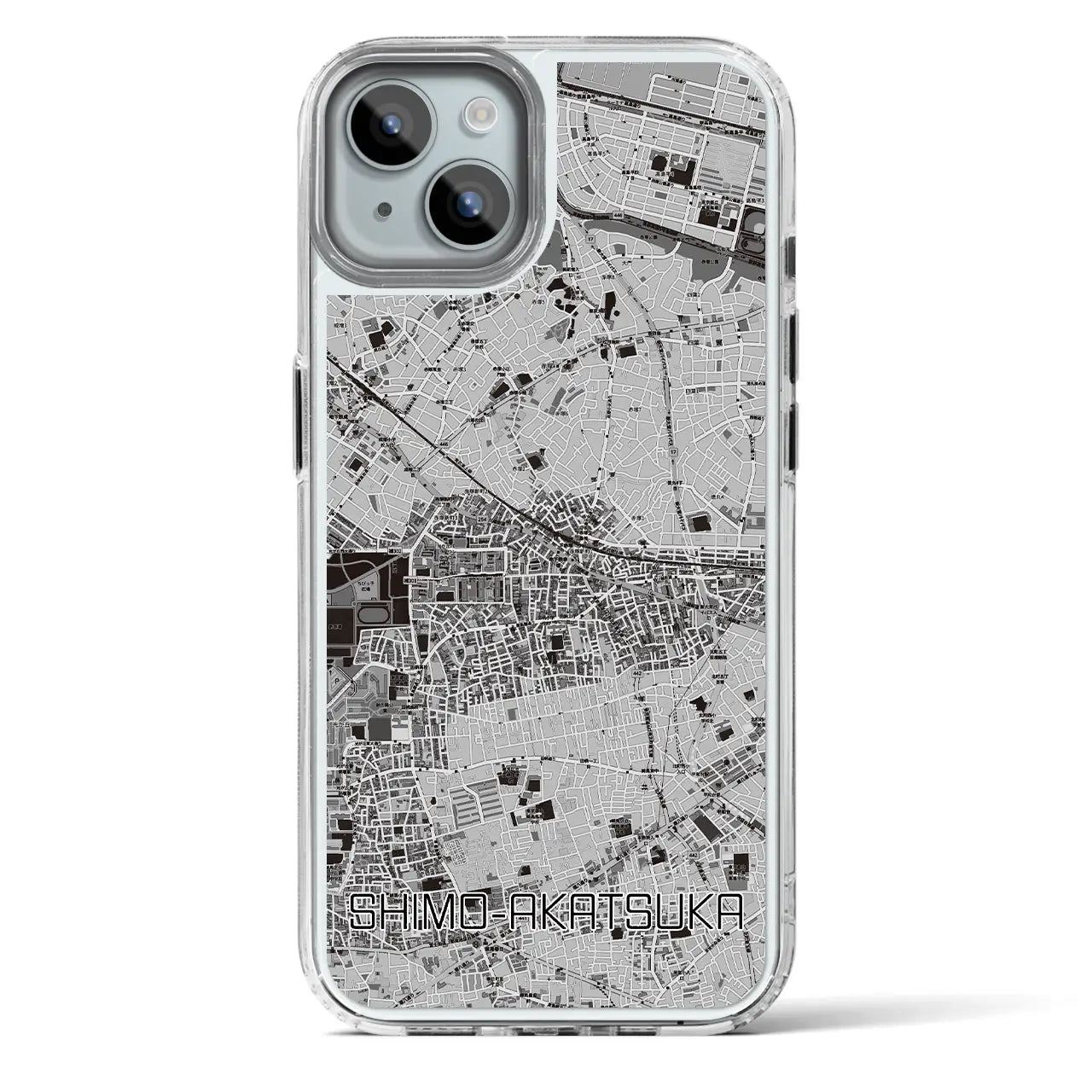 【下赤塚(東京都)】地図柄iPhoneケース(MagSafeタイプ)