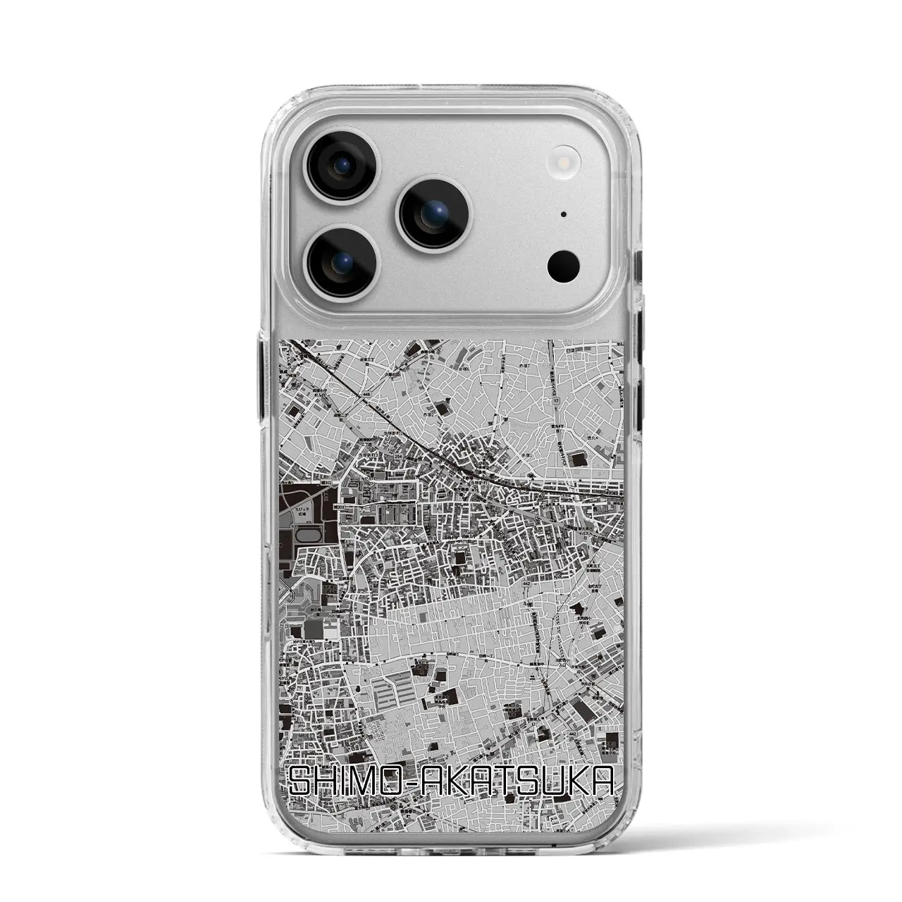 【下赤塚(東京都)】地図柄iPhoneケース(MagSafeタイプ)