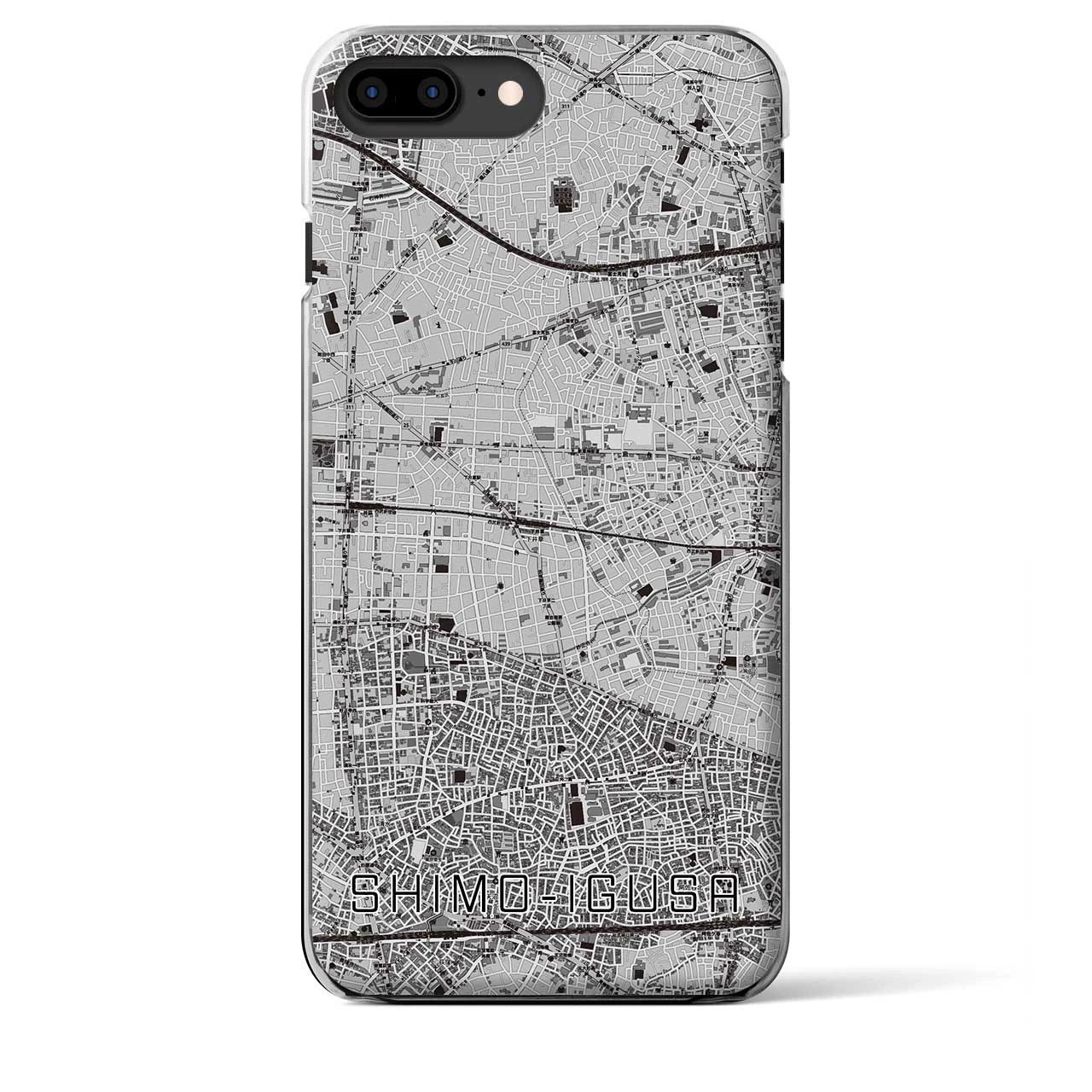 【下井草(東京都)】地図柄iPhoneケース(クリアタイプ)