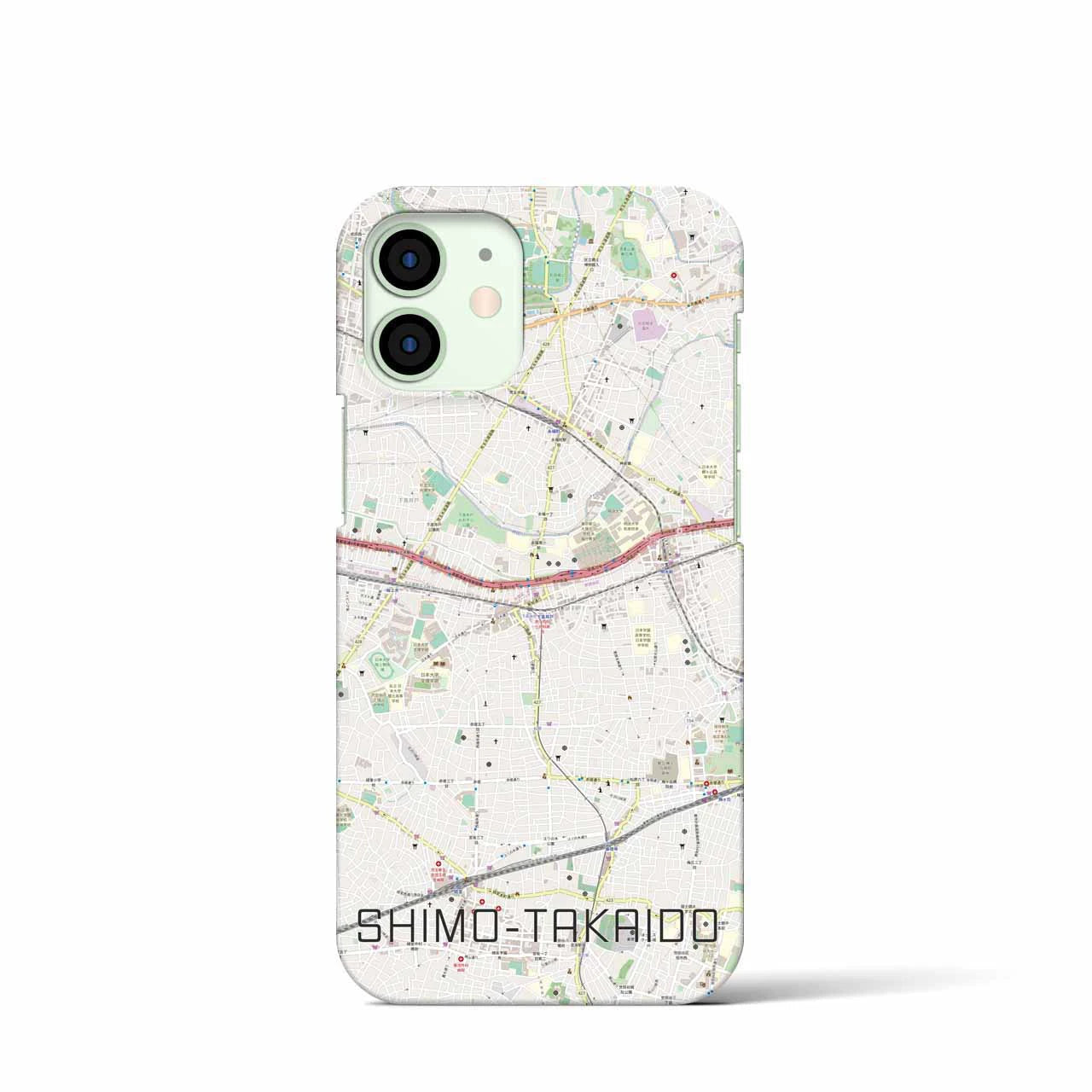 【下高井戸(東京都)】地図柄iPhoneケース(バックカバータイプ)