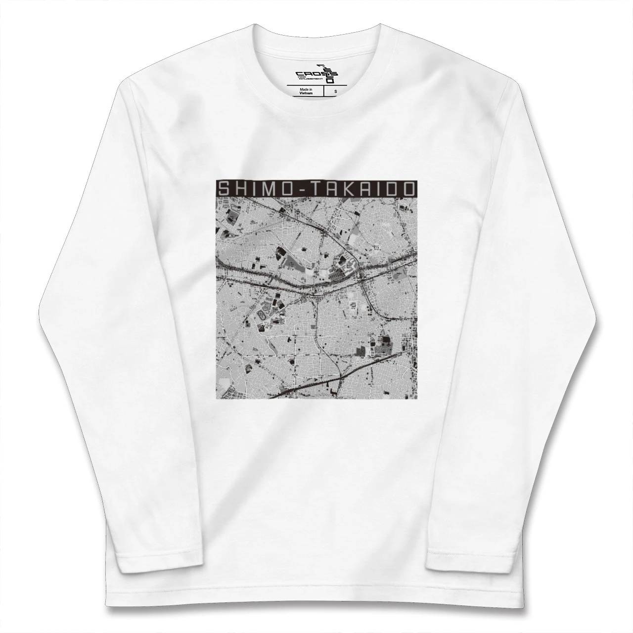【下高井戸(東京都)】地図柄ロングスリーブTシャツ