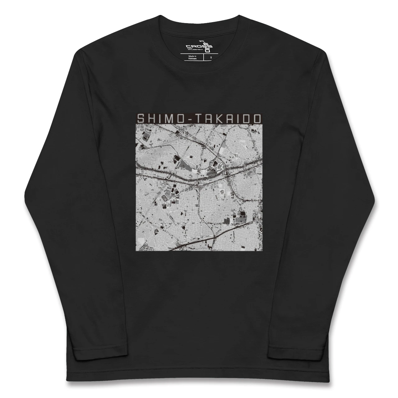 【下高井戸(東京都)】地図柄ロングスリーブTシャツ