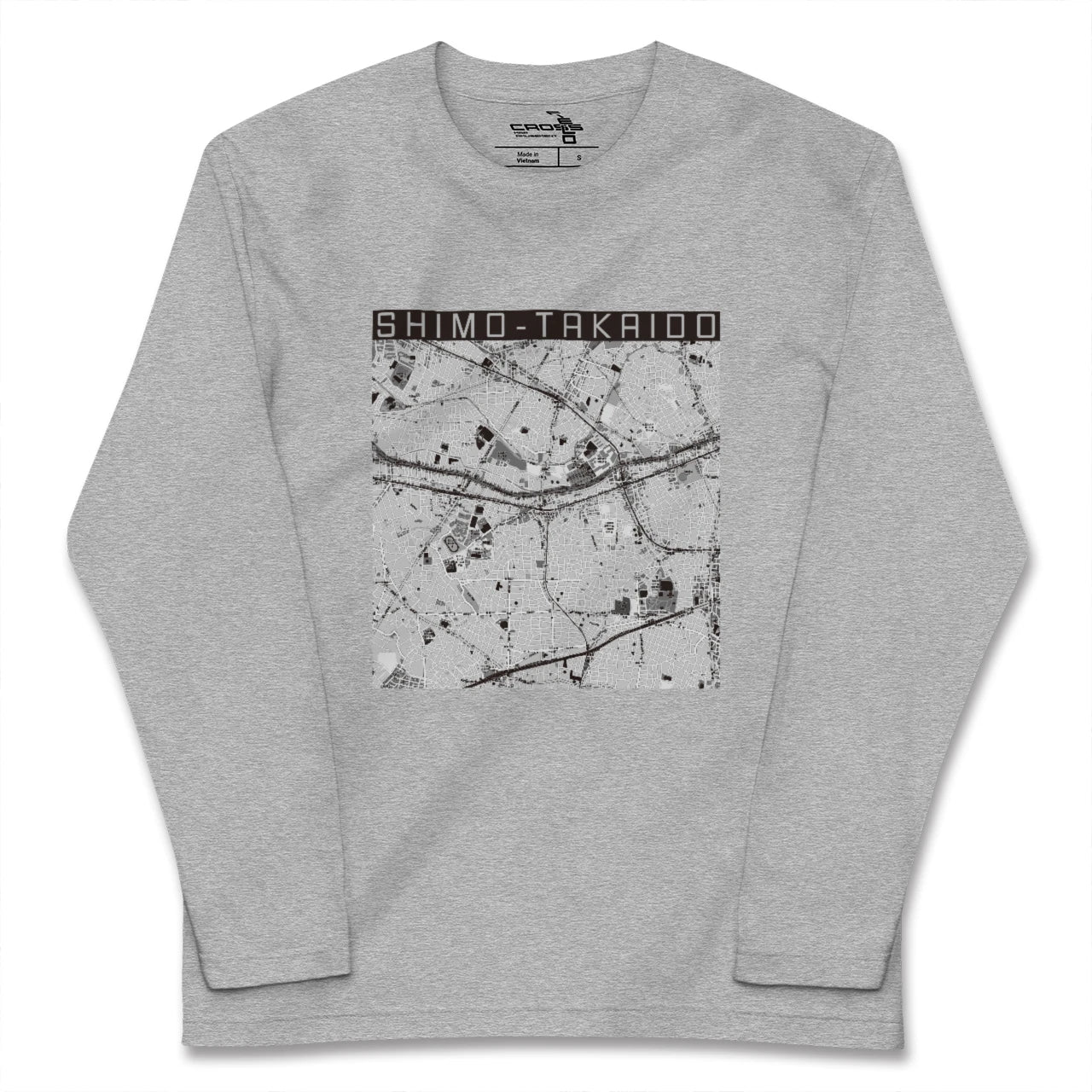 【下高井戸(東京都)】地図柄ロングスリーブTシャツ